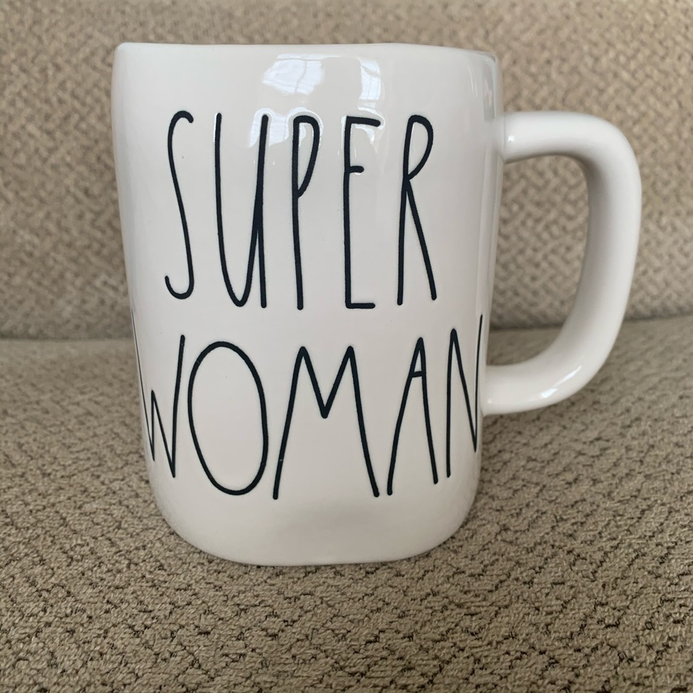 RARE! Rae Dunn Super Woman mug